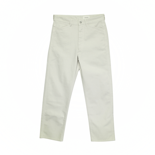 LEMAIRE / CURVED 5 POCKET PANTS - Garment Dyed Denim / Clay White / PA1055