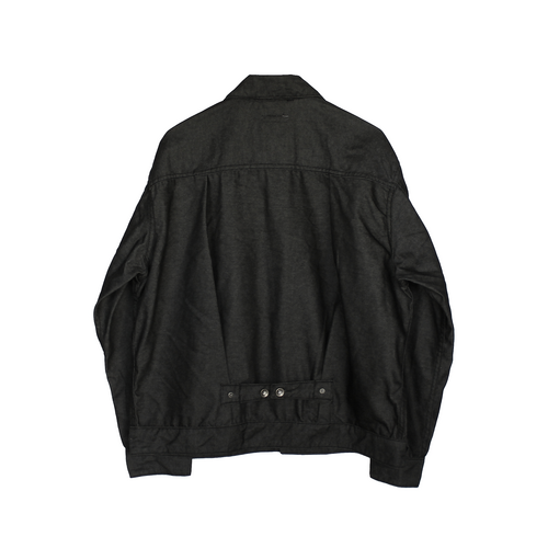 初期タグ ENGINEERD GARMENTS ギャバジン ジャケット 黒 Engineered Garments / Trucker Jacket - CP Denim / Black