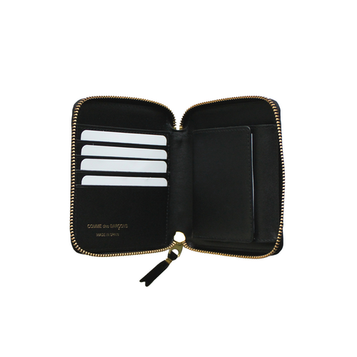 COMME des GARCONS Wallet / Round Zip Wallet - Classic Plain