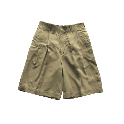 FUMIKA UCHIDA / W/R 3 Tucks Shorts / Khaki Beige | STARLING online