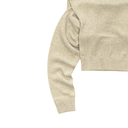 FUMIKA UCHIDA / 7G Yak Separate Back Sweater / Oatmeal | STARLING
