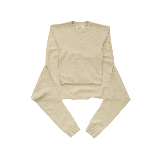 FUMIKA UCHIDA 7G YAK SEPARATE SWEATER-