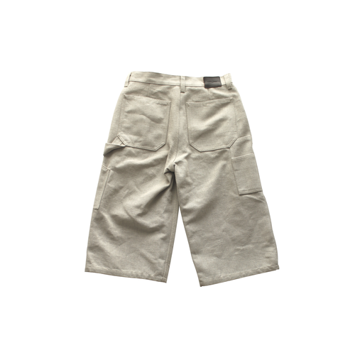 FUMIKA UCHIDA / Canvas Bonding Painter Shorts / Natural | STARLING 